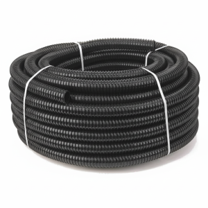 Автомобільна труба ПП д. 4,6/7,1мм розрізна колір чорний, класс "Е", з синьою смужкою(знято з в-ва)