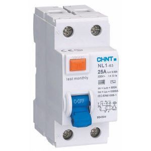 Диф. реле 2-п.  NL1-63  63A 6kA  30mA тип AC DB (Chint)