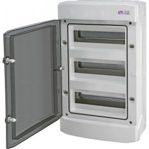 Щит пласт. ЩРН-П- 36 мод IP65 зовн. прозорі дверц ECH36PT