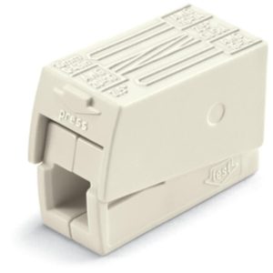 Клема 2 захвата х 2,5мм.кв. + зажим-прищіпка 105°C "WAGO"