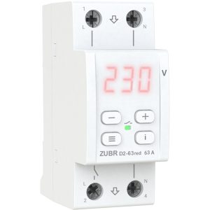 Реле напруги 63А, Зубр D2-63 red