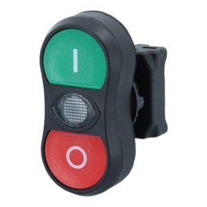 Кнопка-модуль здвоєна з підсв. "on/off" EGTI-S (безбарвна)