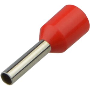 Наконечник втулковий  1,5 мм.кв. ізол. НТ 1,5-08 червоні (100шт) "АСКО"