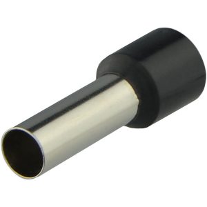 Наконечник втулковий 16 мм.кв. ізол. НТ 16,0-18 чорні (100шт) "АСКО"