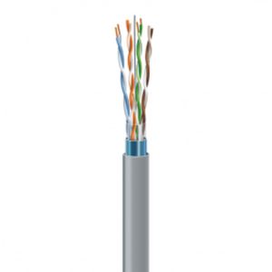 FTP cat.5e 4х2х0,51 AWG 100МГц (бухта 305м) сірий ЗЗЦМ