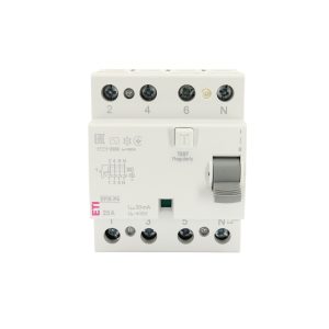 Диф.реле EFI6-P4 25/0,03 тип AC (6kA)