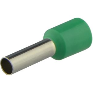 Наконечник втулковий 16 мм.кв. ізол. НТ 16,0-12 зелені (100шт) "АСКО"