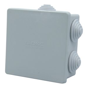 Коробка розподільча  80х80х40 IP44 зовнішня пласт. з кабель/введ.