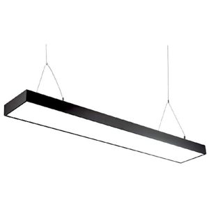 ЛПО ЛЕД  48W 4200K 4320Lm IP20 (L1200) Sign-48 підвісний на тросах чорний (2 роки)"Евросвет"