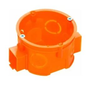 Коробка установча  65х45 IP20 внутрішня пласт. під цеглу набірна з шурупом SMARTBOх