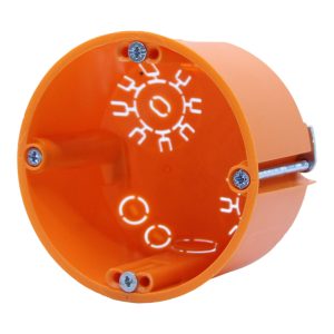 Коробка установча  68х47 IP30 внутрішня пласт. г/к з шурупом HG 47,без з'єднувач (з'єднувач 2003846)