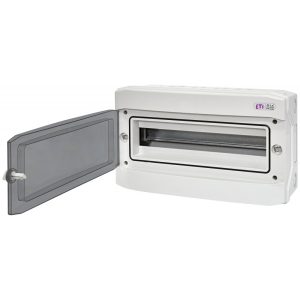 Щит пласт. ЩРН-П- 18 мод IP65 зовн. прозорі дверц ECH18PT