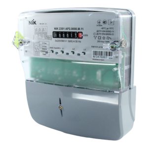 Ліч. 3-фаз.NIK 2301 AP2.0000.M.11 (A+, однотарифний, 5(60)A, 3*220/380B, механічне табло)