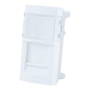 Адаптер 1мод. для інф. роз'ємів Keystone, білий