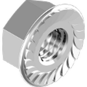 Гайка М3 з насіч.,що перешкод.відкруч. (DIN6923)