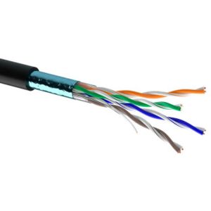 FTP cat.5e 4х2х0,51 AWG 100МГц (бухта 305м) сірий ЗЗЦМ