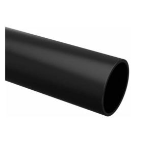 Труба жорстка гладка ПВХ д.20/17мм стандартна 3м чорний колір