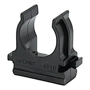 Тримач-кліпса D16мм колір чорний