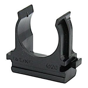 Тримач-кліпса D20мм колір чорний