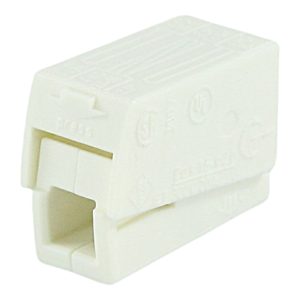 Клема 2 захвата х 2,5мм.кв. + зажим-прищіпка 105°C "WAGO" (уп.100шт)