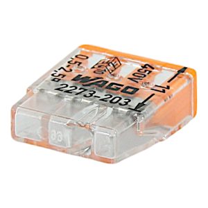 Клема 3-х провідна х 2,5мм.кв. "WAGO" (уп.100шт)