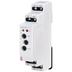 Багатофункціональне реле часу при зникненні напруги живлення CRM-72TO UNI 12-240V AC/DC (1x8A_AC1)