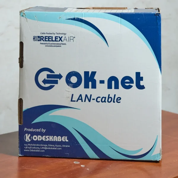 UTP cat.5e 4х2х0,51 AWG 350МГц (бухта 305м) КПВ-ВП сірий (Одескабель)