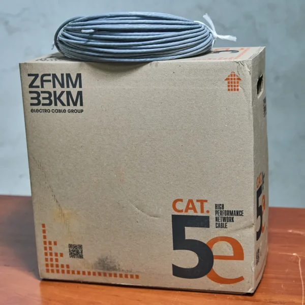 Сірий UTP cat.5e 4х2х0,48 AWG 100МГц ЗЗКМ 