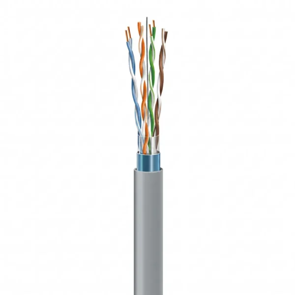 FTP cat.5e 4х2х0,51 AWG 100МГц | Відрізки сірий ЗЗКМ 