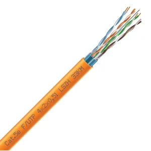 Кабель FTP cat.5e 4х2х0,51 LSZH 100МГц (бухта 305м) помаранчевий ЗЗЦМ