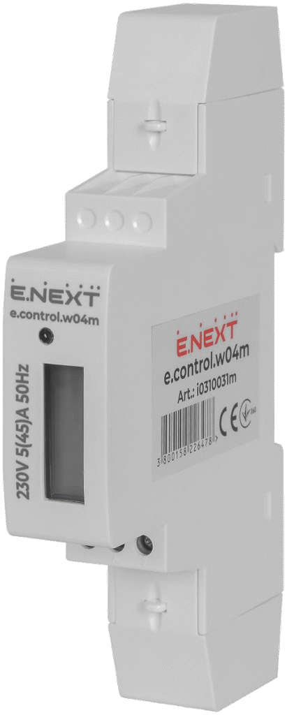 ЛІЧИЛЬНИК ОДНОФАЗНИЙ e.control.w04m 5(45)А