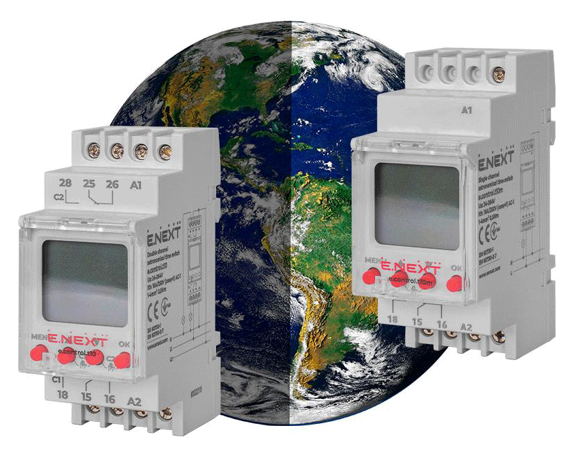 РЕЛЕ ЧАСУ ТА ТАЙМЕРИ e.control.t