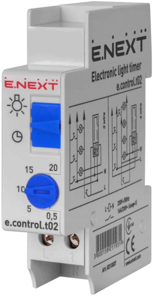 ТАЙМЕР ОСВІТЛЕННЯ e.control.t02