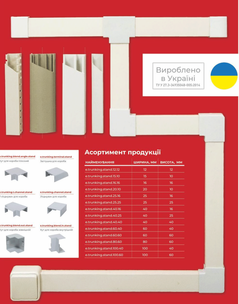 Вироби і аксесуари ENEXT для прокладки і захисту кабеля