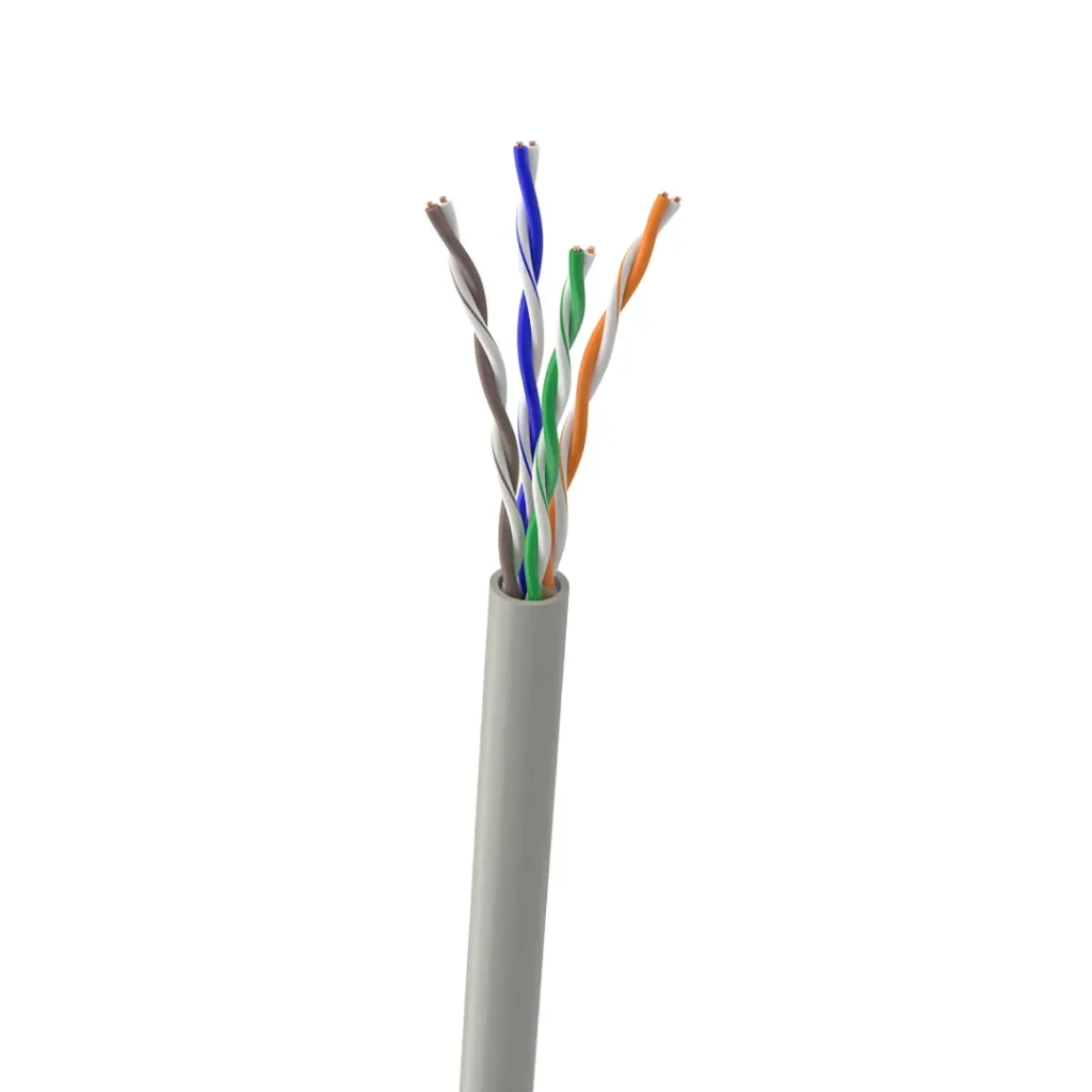 UTP cat.5e 4х2х0,51 AWG 100МГц | Бухта 305м сірий ЗЗКМ