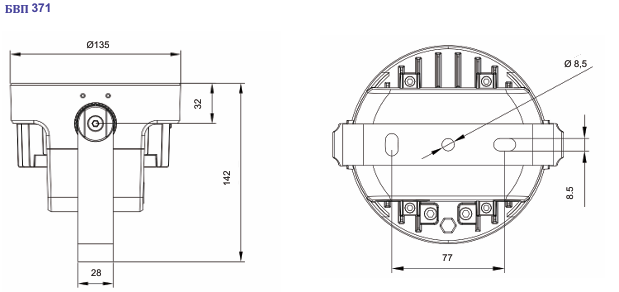 Philips круглий прожектор UniFlood C Pro