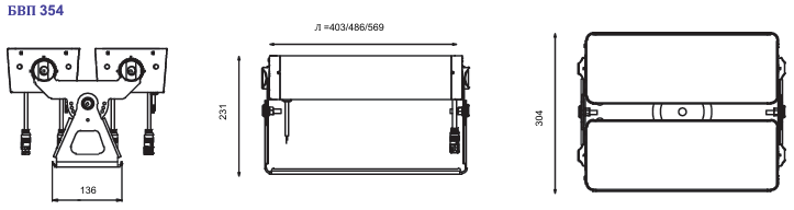 Квадратний Прожектор