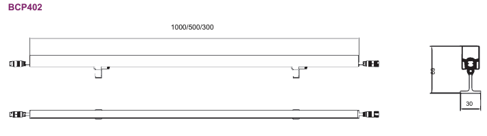 Освітлювальні прилади UniStrip та UniEdge для зовнішнього освітлення