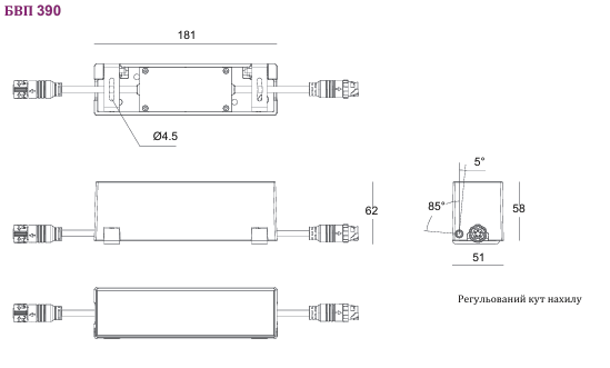 Освітлювальні прилади UniStrip та UniEdge для зовнішнього освітлення