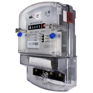 Ліч. 1-фаз.NIK 2102-02.M2 (однотарифний, 5(60)A, 220B)