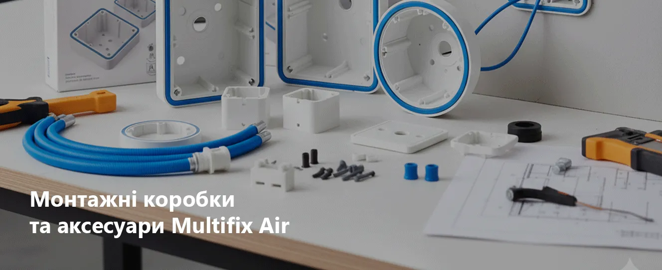 Монтажні коробки та аксесуари Multifix Air