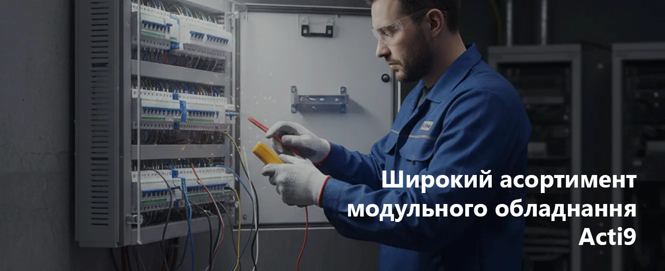 Широкий асортимент модульного обладнання Acti9