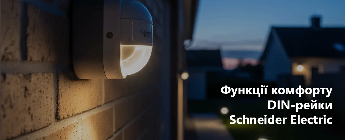 Функції комфорту DIN-рейки від Schneider Electric