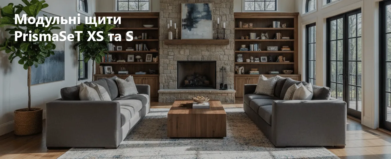 Модульні щити PrismaSeT XS та S для житлових і комерційних приміщен