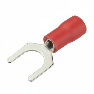 Наконечник вилка  0.5-1.5 мм.кв. ізол. SV 1.25-3.7 червоний (100шт) "АСКО"