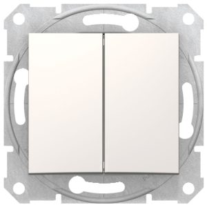 Вимикач 2-кл. внутр. прохідний "SEDNA" сл.к. (C1) (знятий з в-ва  30.12.2023)