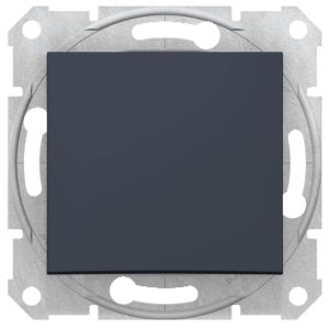 Вимикач 1-кл. внутрішній. "SEDNA" графіт