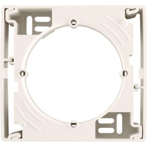 Коробка для зовнішнього монтажу одиночна "SEDNA" слонова кістка