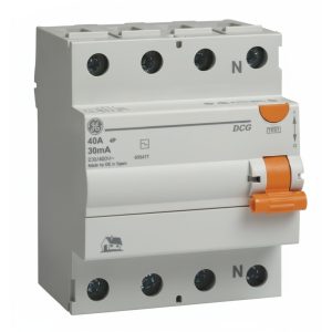 Диф. реле 4-п. DCG425/030 25А АС "GE"