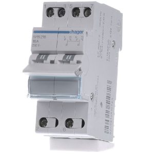 Перемикач I-0-II з загальним виходом знизу 2п 25А/230В (B)